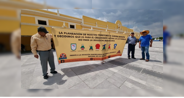 Pueblos originarios de Cholula obtienen suspensión contra despojo de inmobiliaria  