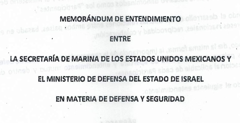 Pese a genocidio en Gaza, Memorándum de Entendimiento entre Marina e Israel sigue vigente